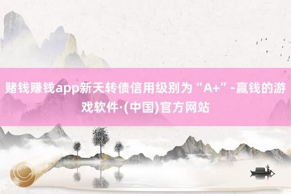 赌钱赚钱app新天转债信用级别为“A+”-赢钱的游戏软件·(中国)官方网站