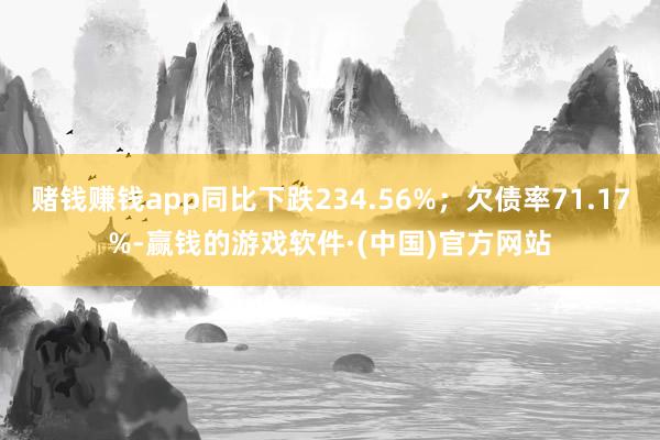 赌钱赚钱app同比下跌234.56%；欠债率71.17%-赢钱的游戏软件·(中国)官方网站